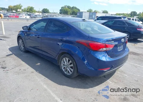 2016 Hyundai Elantra Se/Sport/Limited из США, поврежденный, VIN 5NPDH4AE7GH655989